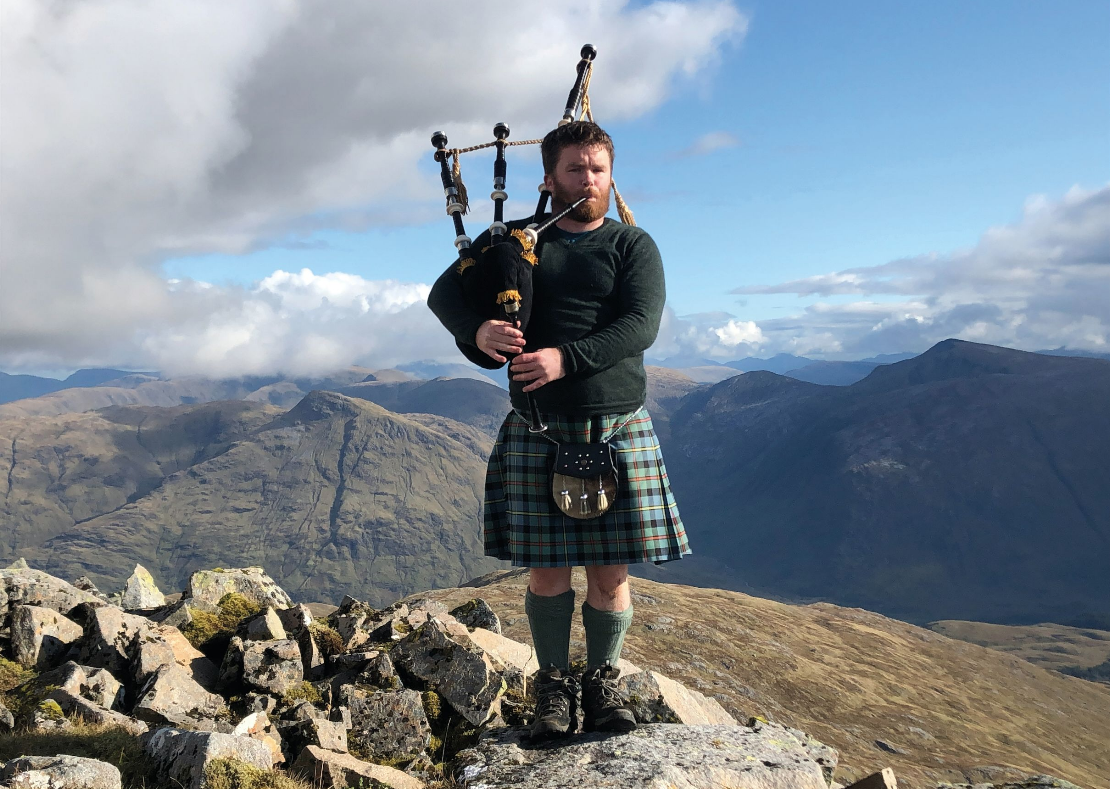 Creator of the Month: The Munro Bagpiper | TGO Magazine