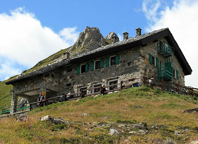 Refugio Elisabetta. Credit: Courmayeur Mont Blanc