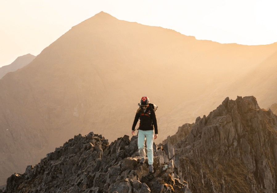 mountain challenges - Main image: Crib Goch is a highlight of the 15-peak Welsh 3000s route | Credit: Eilir Davies-Hughes
