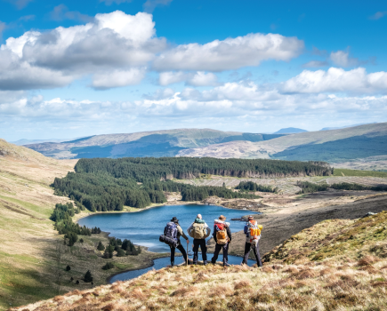 Main image: A group of walkers in Eryri/Snowdonia | Credit: Shutterstock