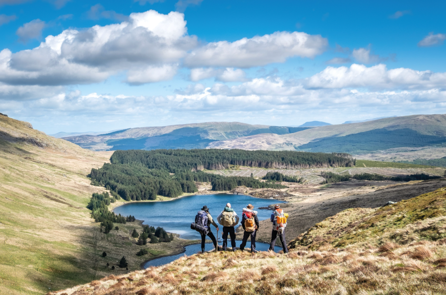 Main image: A group of walkers in Eryri/Snowdonia | Credit: Shutterstock