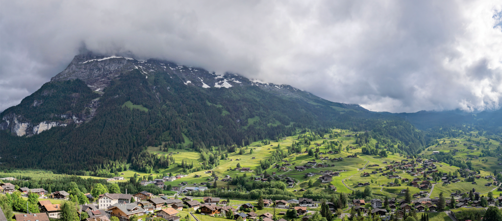 A Grindelwald panorama. Credit: Andy Wasley