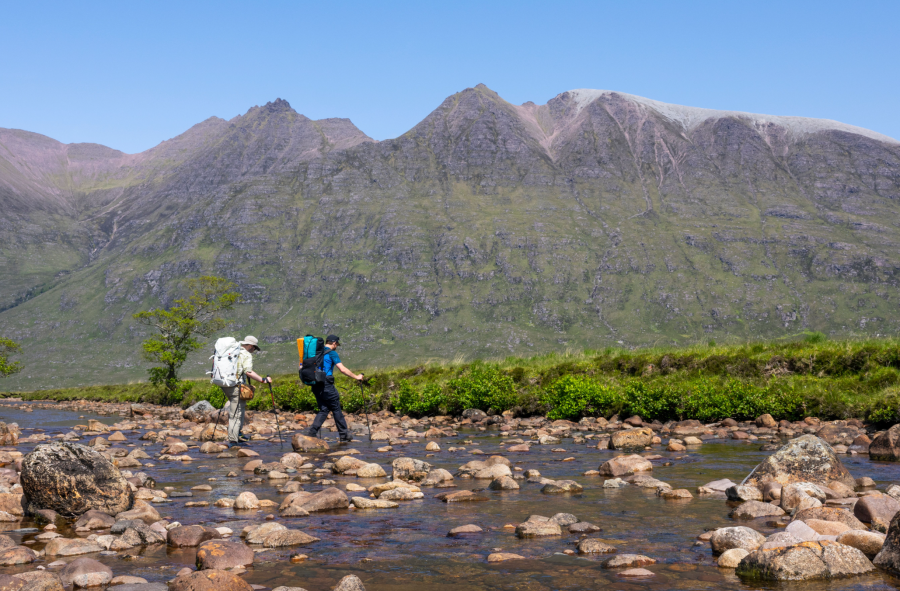 A river crossing below An Teallach_credit James Roddie