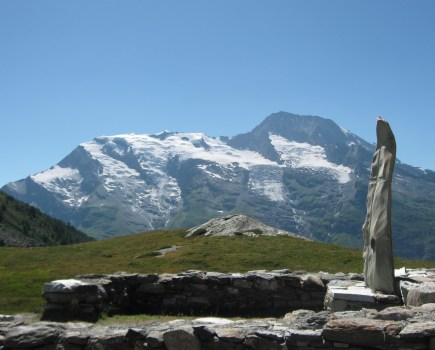 mountains before mountaineering - the Chapel of St James above Le Clou in the French Alps