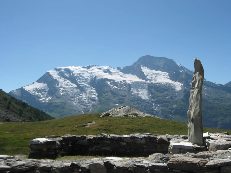 mountains before mountaineering - the Chapel of St James above Le Clou in the French Alps