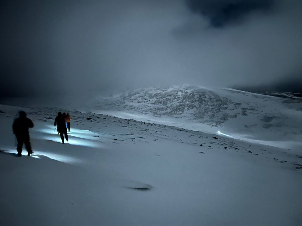 Practise winter night navigation with friends first. Credit: Scott Brookes