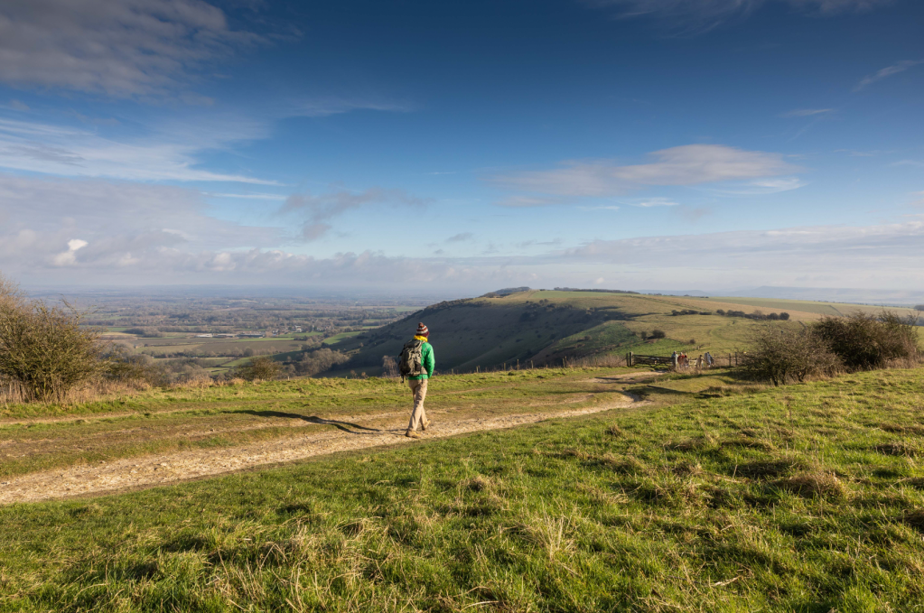 Walking above Lewes. Credit: Hanna Lindon