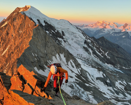 Lagginhorn (4010m) South Ridge, Switzerland