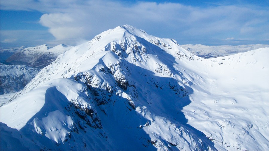 Bidean nam Bian viewed from Stob Coire Sgreamhach. Credit: Alex Roddie