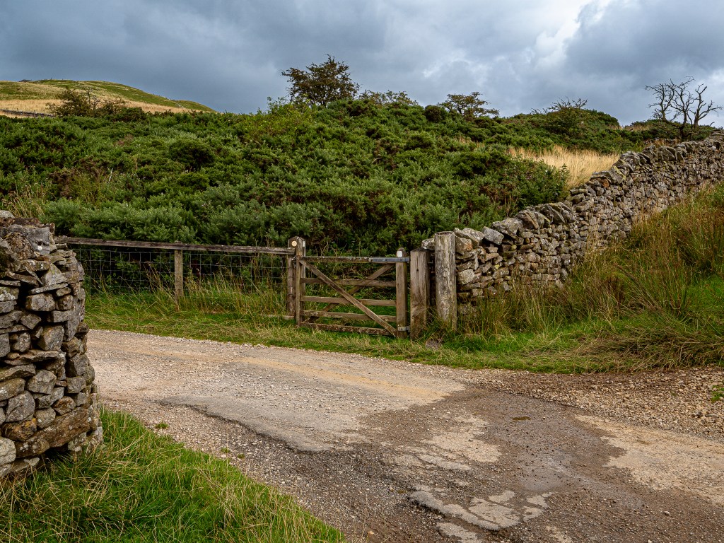 3 - Waypoint 3 - Bridleway gate below Birkett Hill. Credit: Ian Battersby