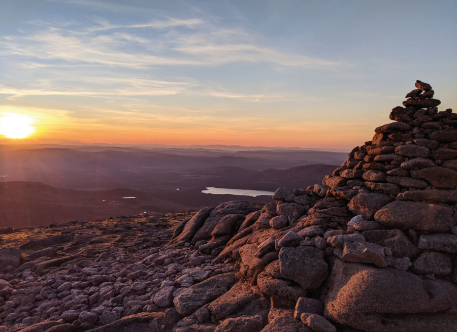 The russet-coloured hills at sunset from Cairn Gorm_ credit Sarah Hobbs