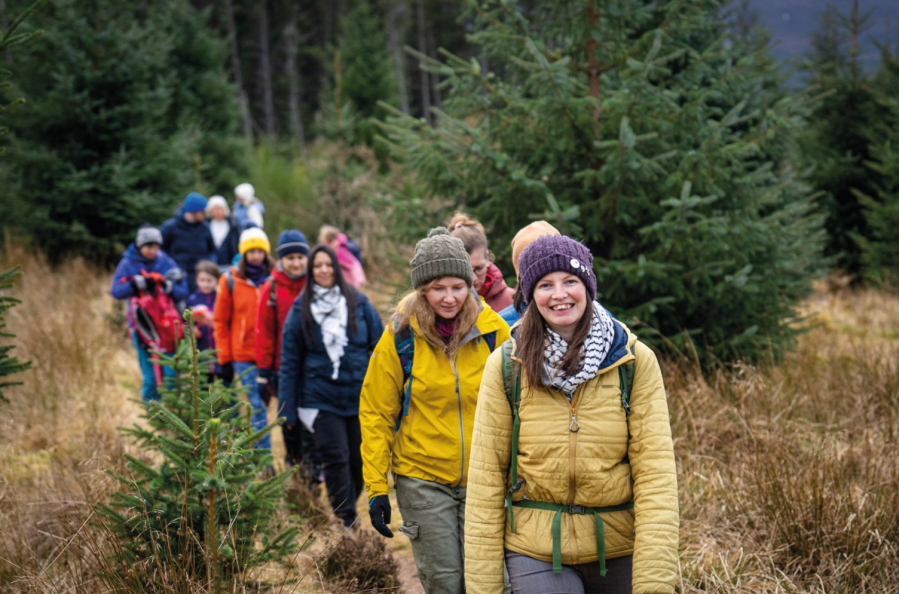 A fundraising Storywalk for Medical Aid for Palestinians. Credit David Lintern