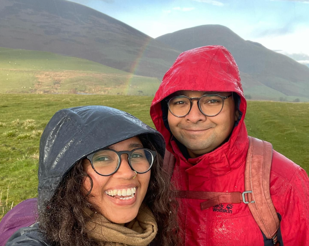 Fell walking on Skiddaw. Credit: Adya Misra